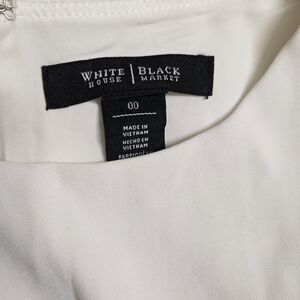 White House Black Market White Dress
